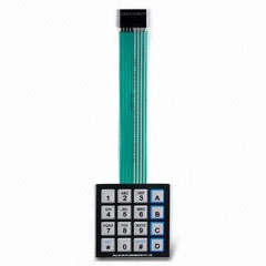 high-quality membrane switch with heat-seal connector