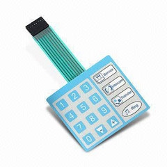 membrane switch with heat-seal connector