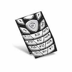 mobile phone keypad